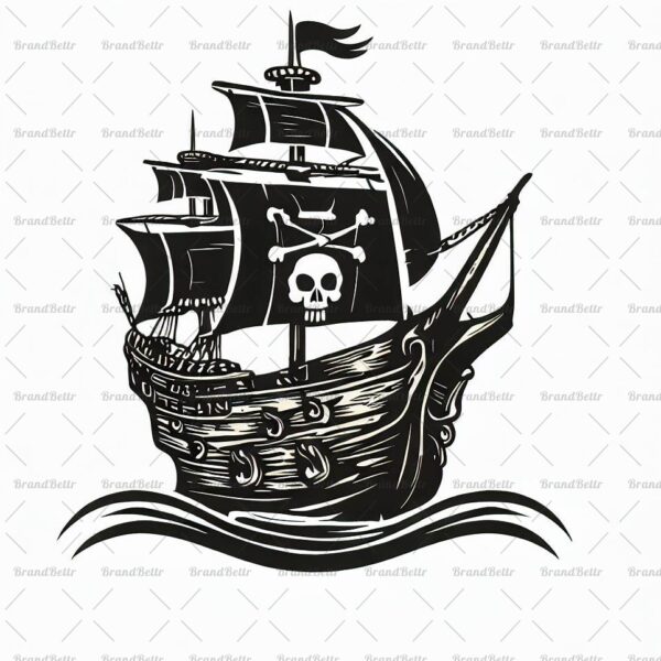 Antikes Piratenschiff